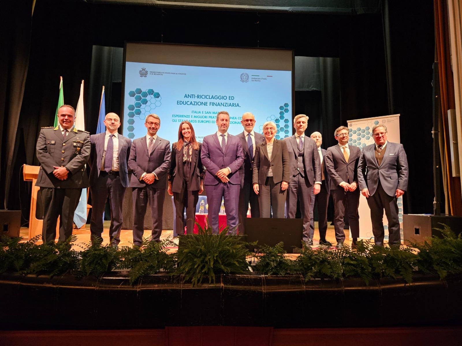 Convegno bilaterale Italia-San Marino sul tema delle normative e politiche anti-riciclaggio